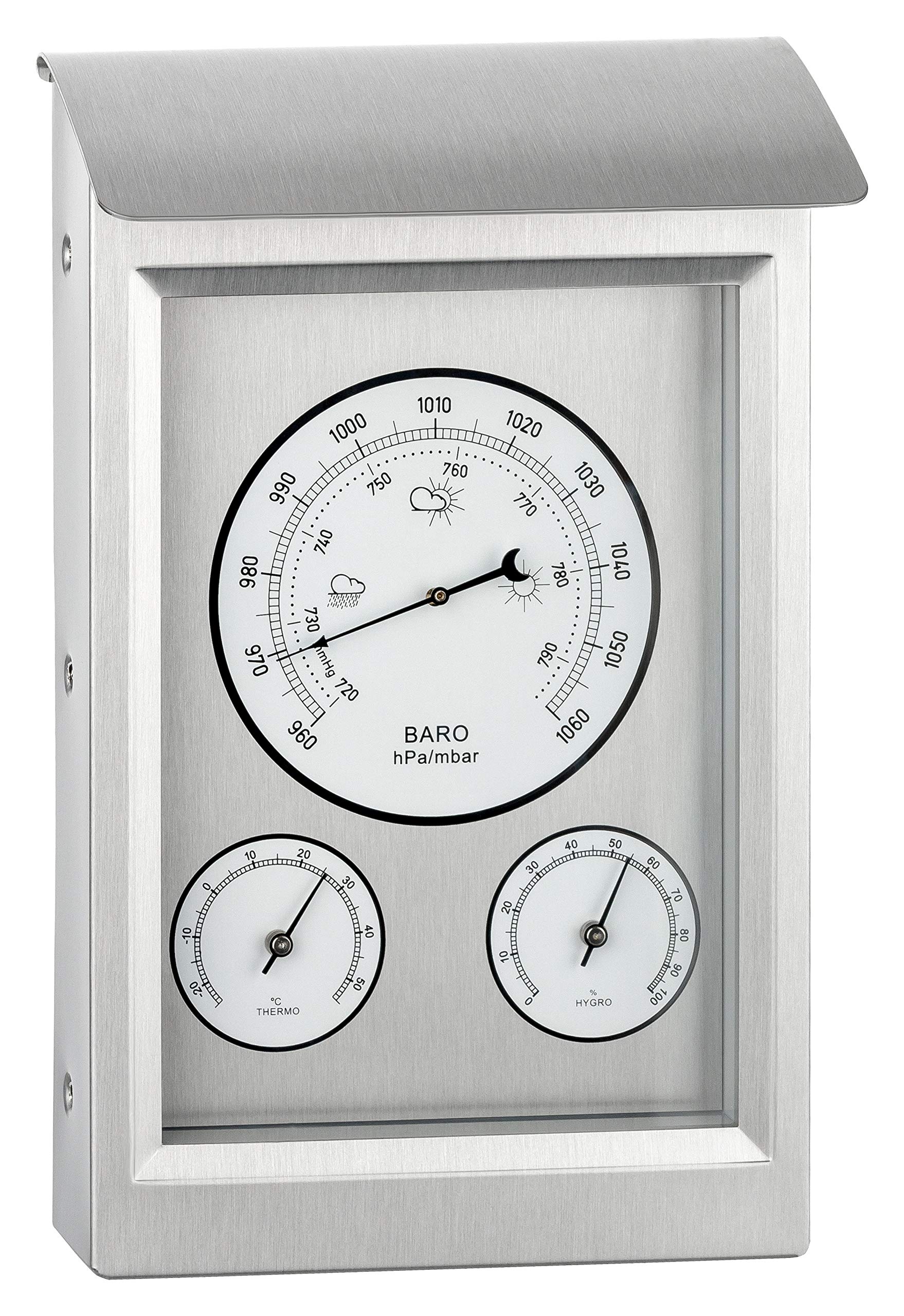GardenMate Analogue Weather Station - Home Barometer Thermometer Hygrometer - For Indoor and Outdoor Use