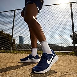 NIKE Men's Sneaker, Midnight Navy Pure Platinum