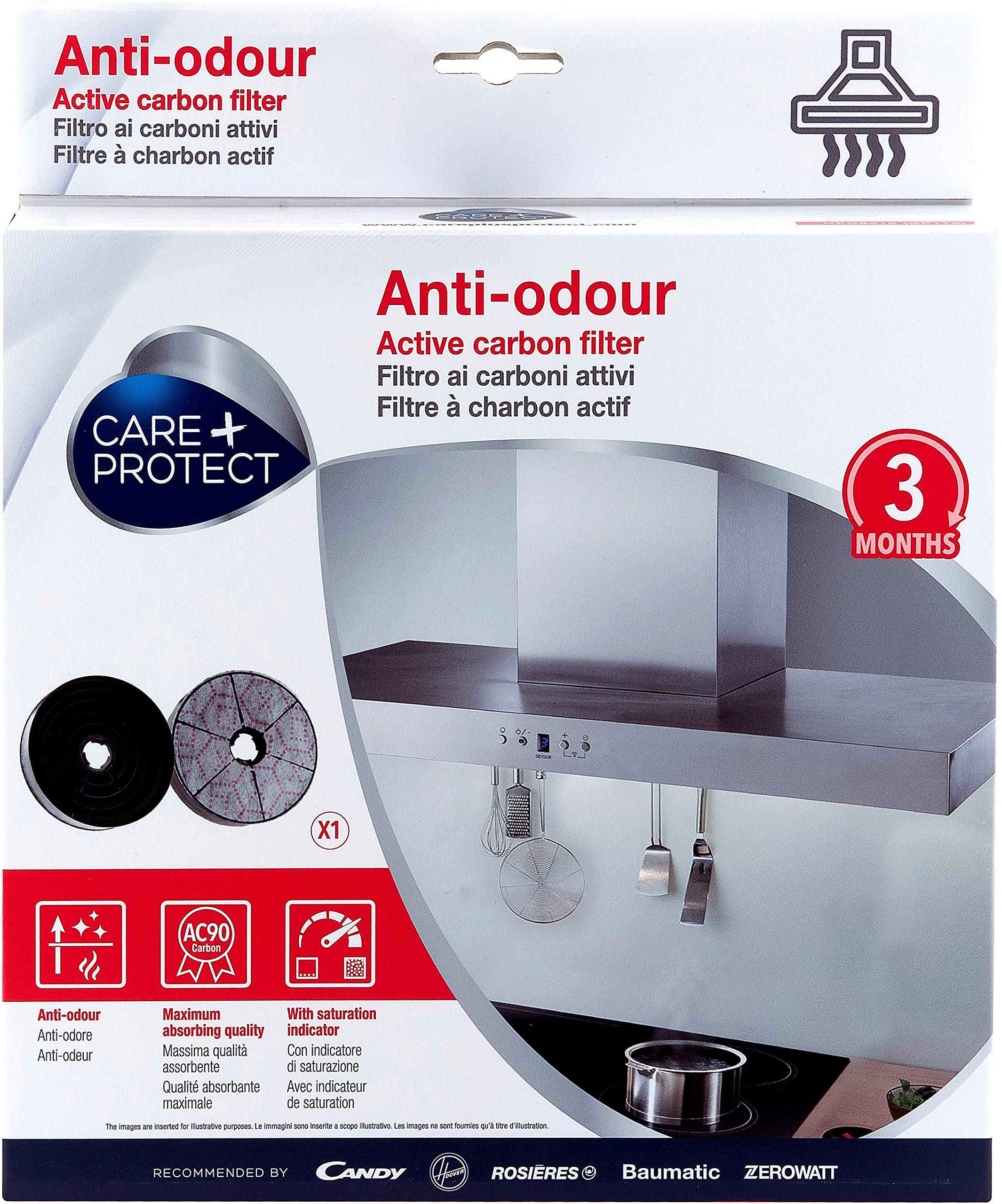 Care + Protect Universal Type 178, ST1, Cooker Hood Filter