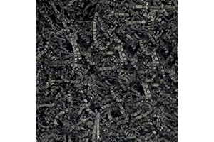 Ethisa 1LB Black Crinkle Paper - Made in USA