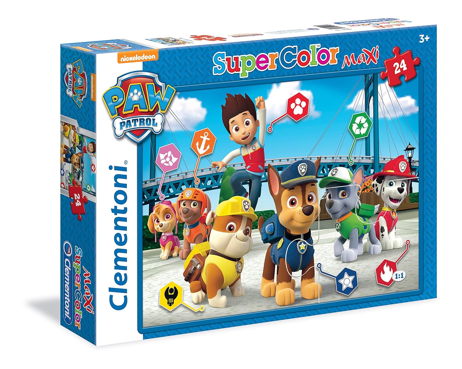 Clementoni Paw Patrol Maxi Puzzle 24 Pezzi Amazon Giochi e giocattoli