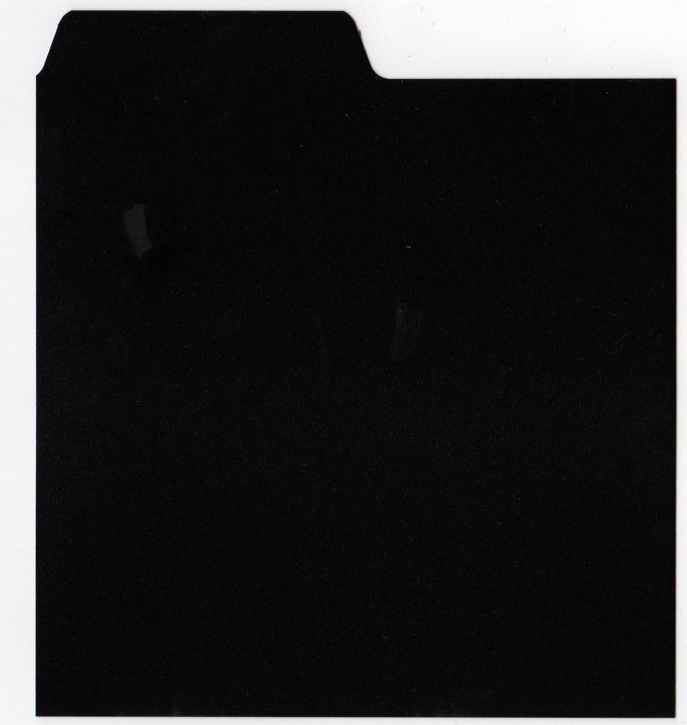 Pack of 26 x 7" inch Black Plastic Vinyl Single 45RPM A - Z Record Collection Dividers