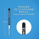Parker Ballpoint Pen Refills Medium Point Black QUINKflow Ink 20 Count view 3
