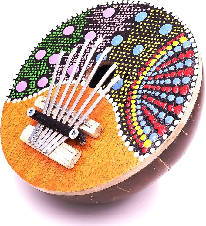 Karimba Kalimba Guitare Piano à Pouce Sanza Coco Instrument Musique
