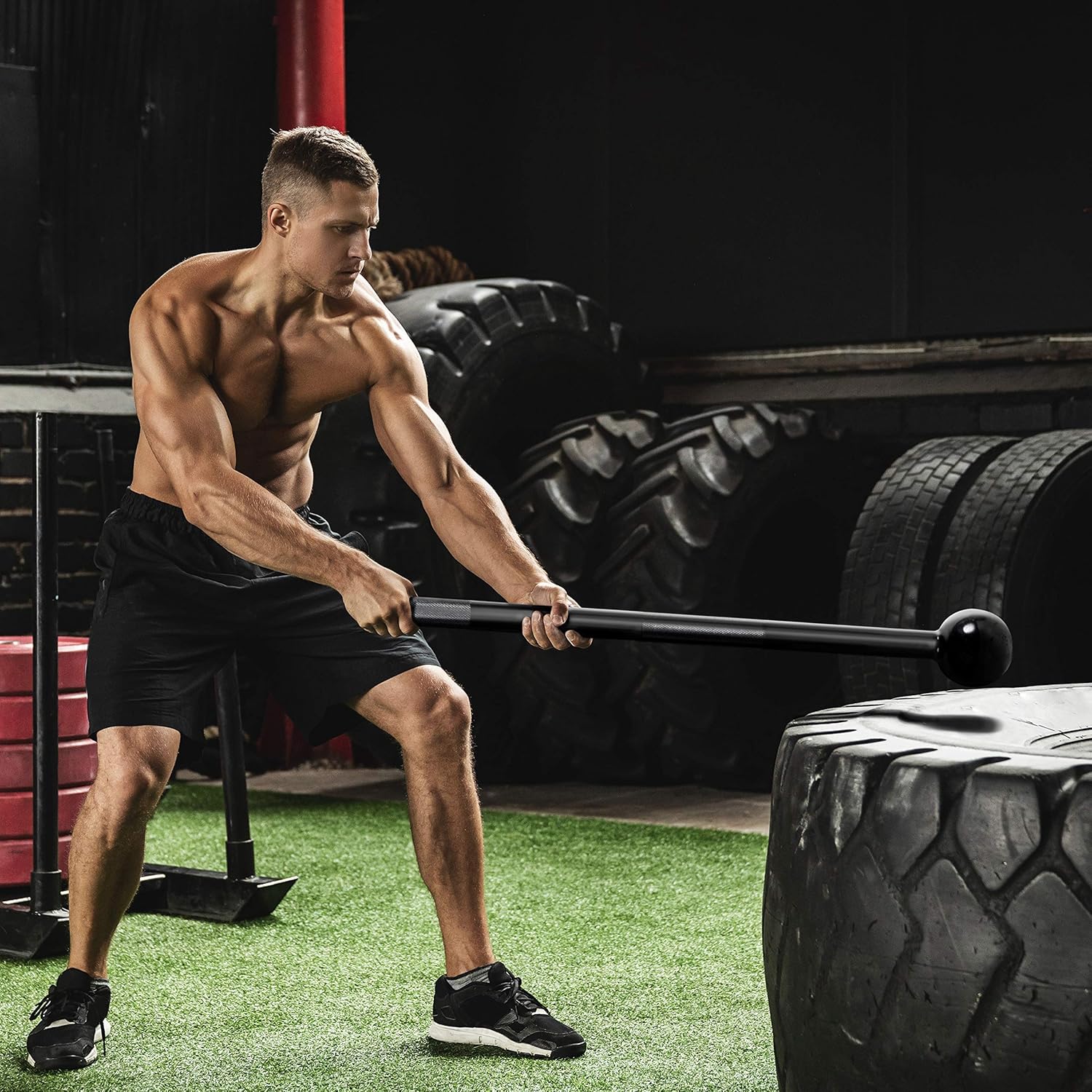 CAP Barbell Steel Mace Series Renewed Strength Training Equipment Sports & Fitness