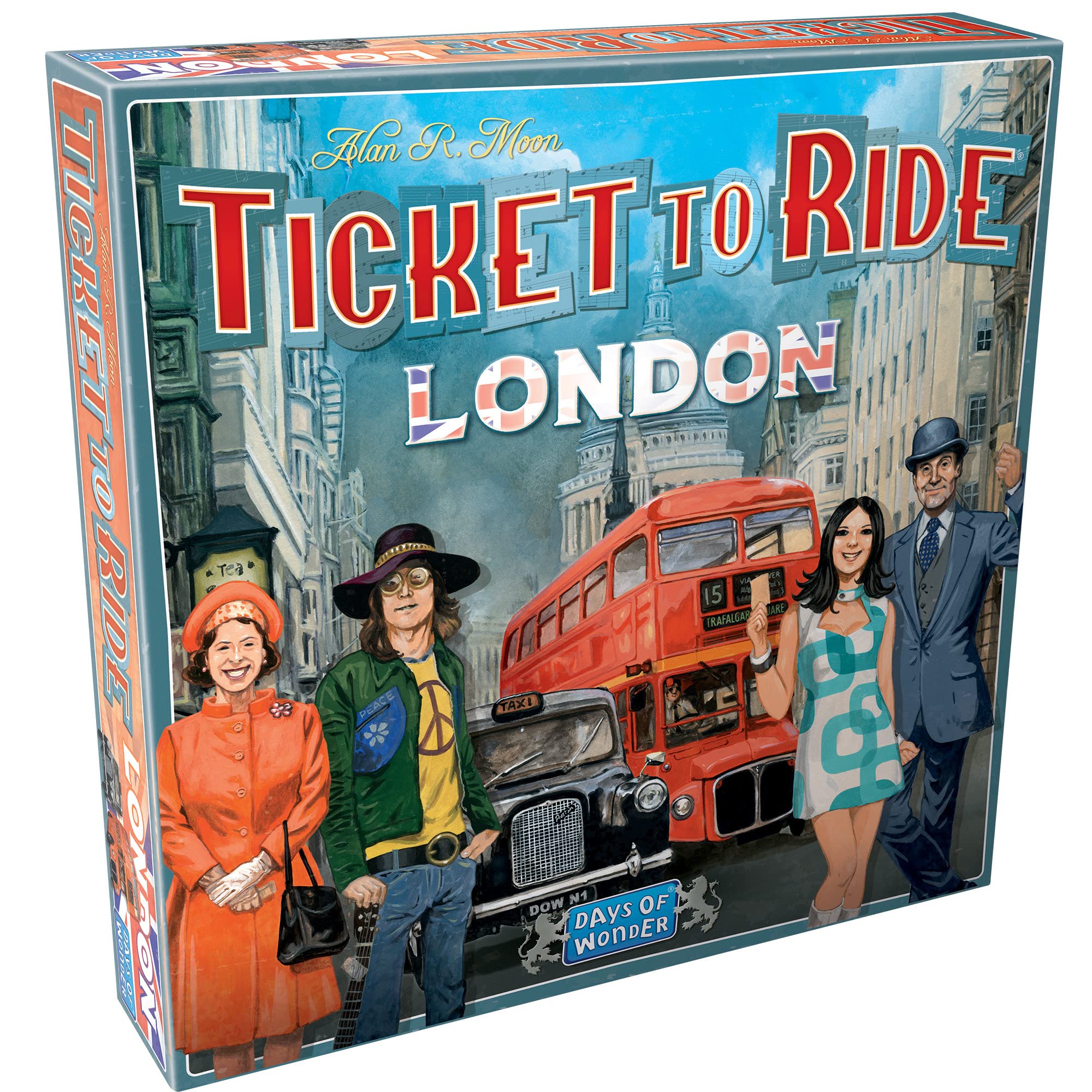 Asmodee Ticket to Ride London Board Game - Train Route-Building Strategy Game, Fun Family Game for Kids & Adults, Ages 8+, 2-4 Players, 10-15 Minute Playtime