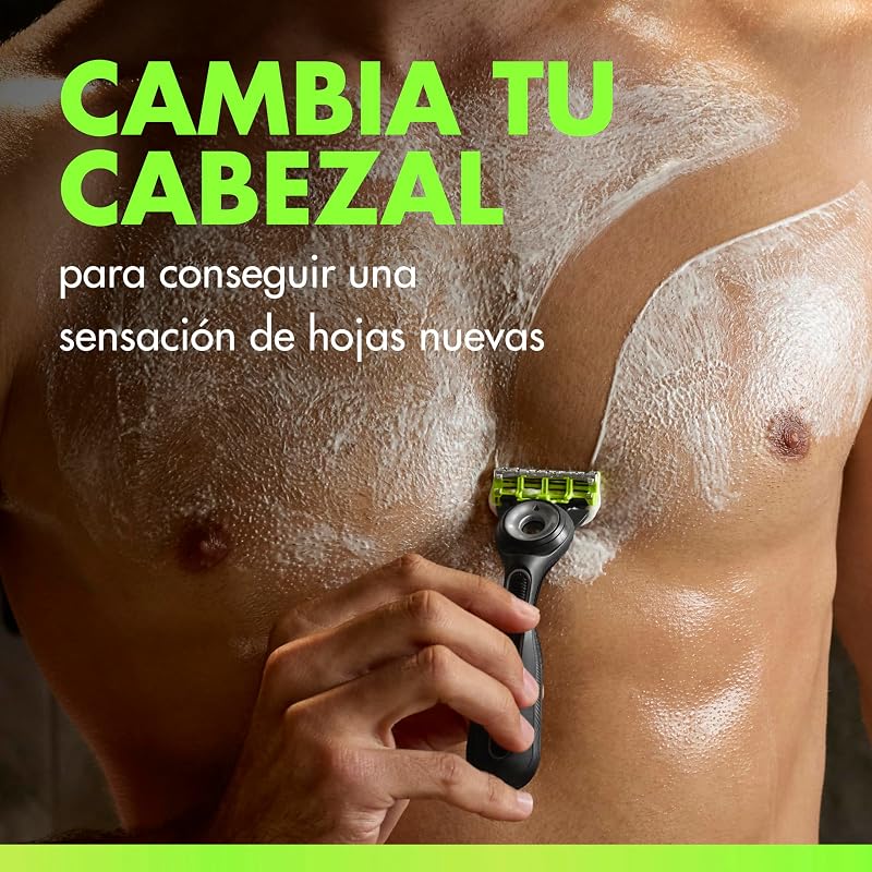 Labs Body + Lâminas de barbear masculinas íntimas, pack de 12