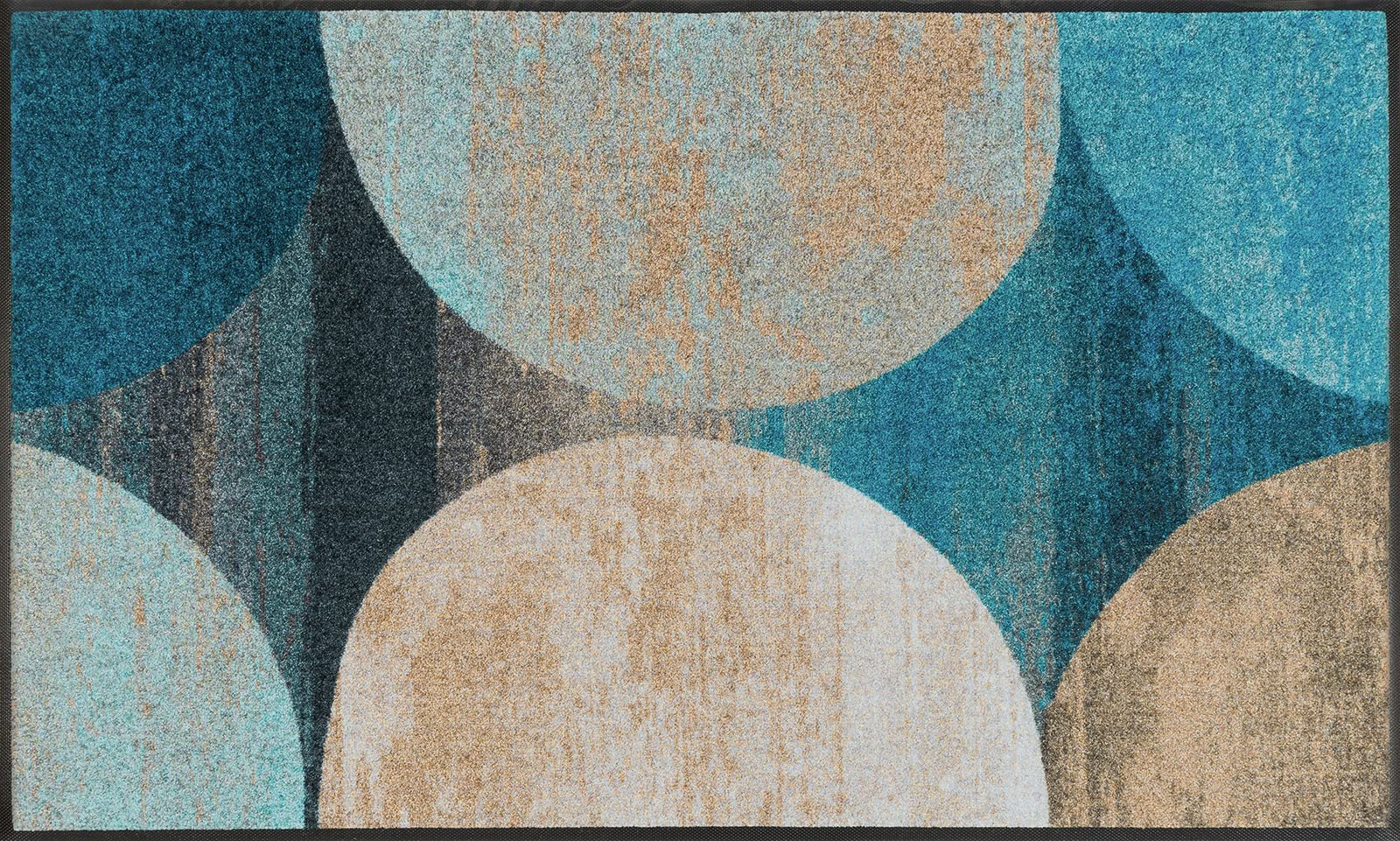 wash+dry Mat Polyamide Blue 75 x 120 cm