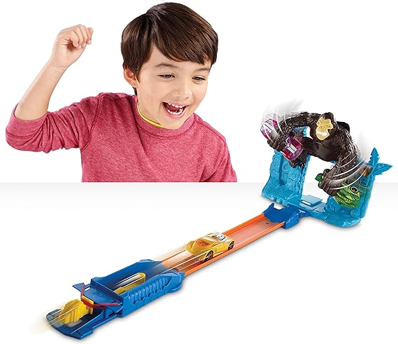 hot wheels gorilla getaway track set