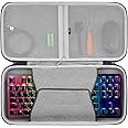 GEEKRIA Tenkeyless TKL Keyboard Case, Hard Shell Travel Carrying Bag for 80%/87 Key Computer Mechanical Gaming Keyboard Compatible with Razer Huntsman V2 TKL, Razer BlackWidow TE Chroma v2 TKL