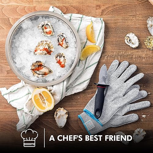 Stark Safe Cut Resistant Gloves, Level Protection, Kitchen Cut