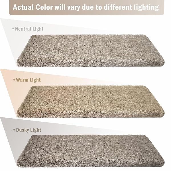 PURE ERA CARPET STAIR TREADS ULTRA PLUSH 9.5″ X 30″SOFT BULLNOSE INDOOR STAIR PROTECTORS PET-FRIENDLY NON-SLIP SKID RESISTANT TAPE FREE WASHABLE REUSABLE(14 PIECES, CREAM GRAY)