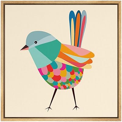 SIGNWIN Framed Canvas Wall Art Red, Yellow, Orange,...