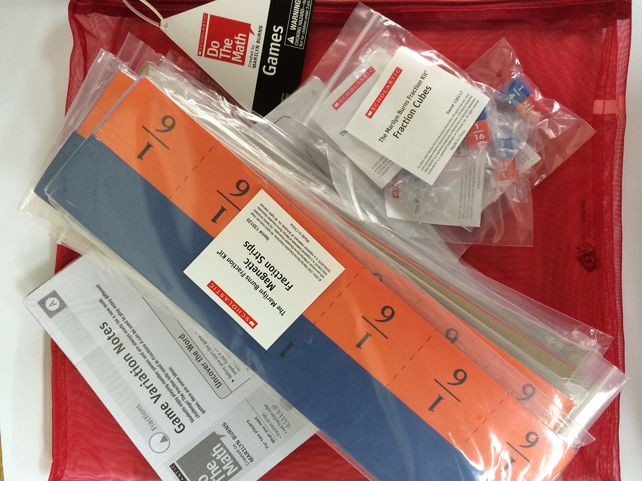 Scholastic Do The Math Fractions A Games Kit Marilyn Burns 9780545009829 Amazon Com Books