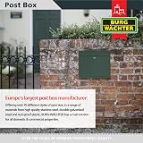 Burg-Wächter Green Elegance Wall Mounted Lockable Weatherproof Post Box view 5