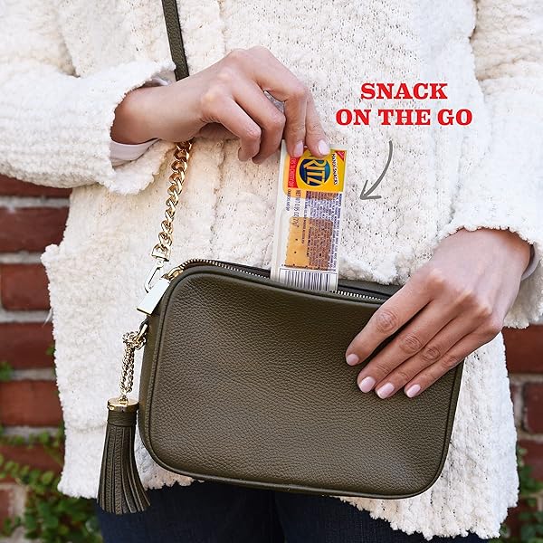 HANDI-SNACKS RITZ CRACKERS ‘N CHEESY DIP SNACK PACKS, 20 SNACK PACKS