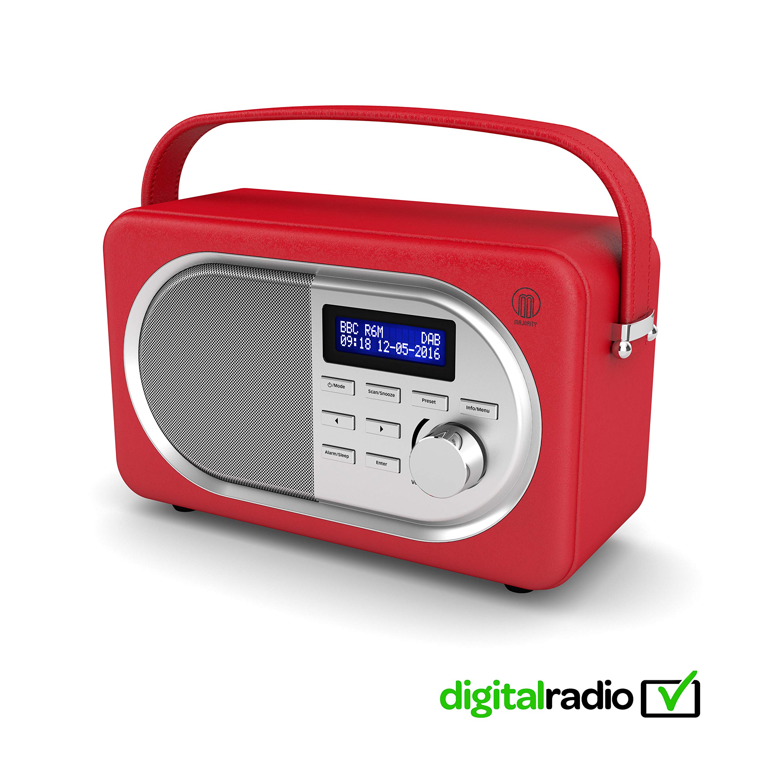 Buy Majority Shelford II Vintage DAB/DAB+ Digital FM Portable Radio