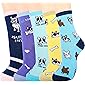 Jeasona Women's Fun Socks Cute Cat Animals Funny Funky Novelty Cotton Gifts