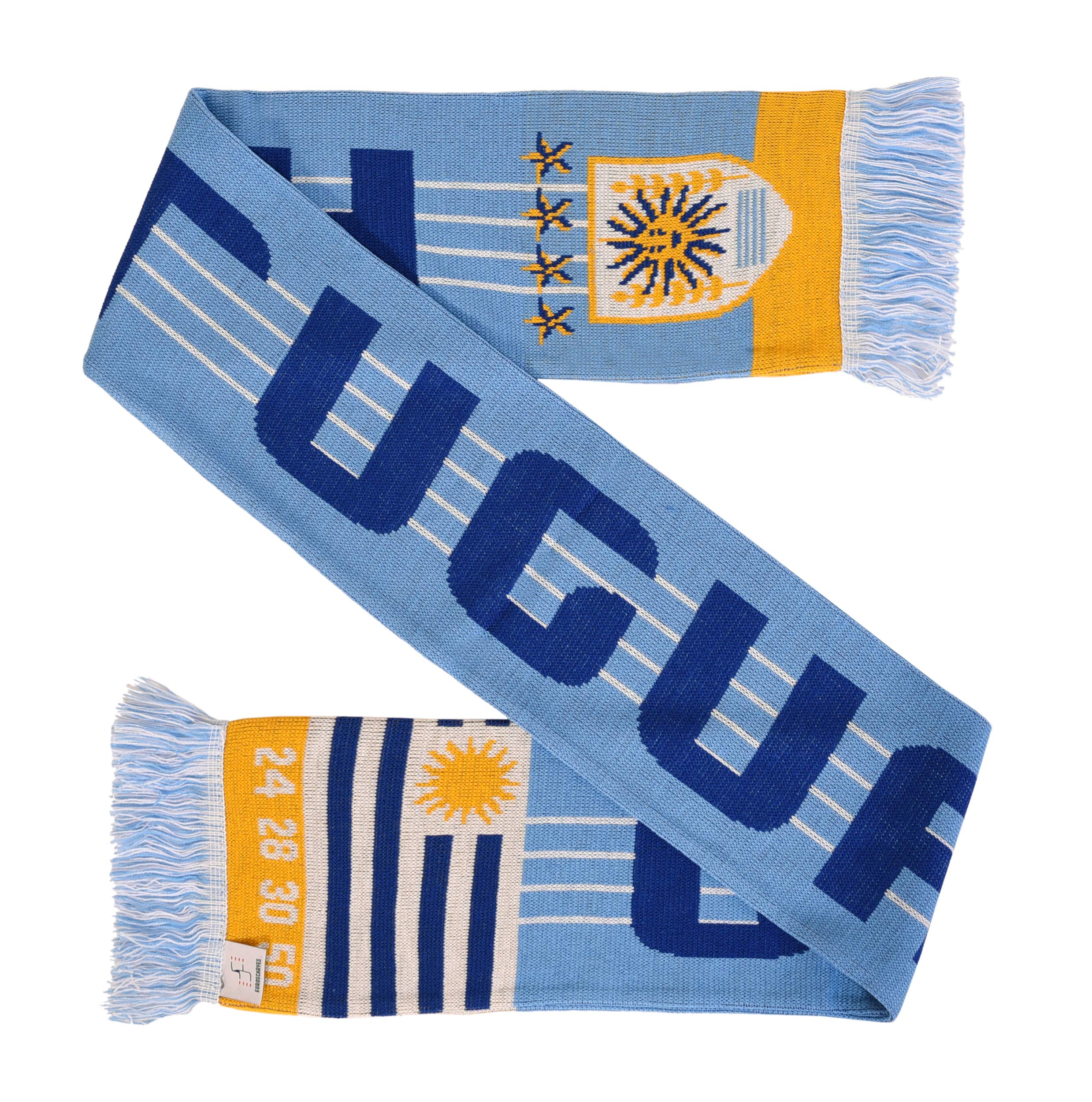 Uruguay Soccer Knit Scarf