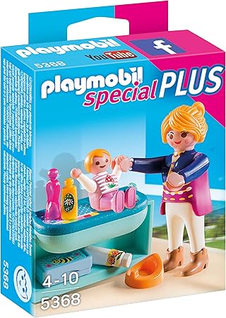 playmobil mama con carrito