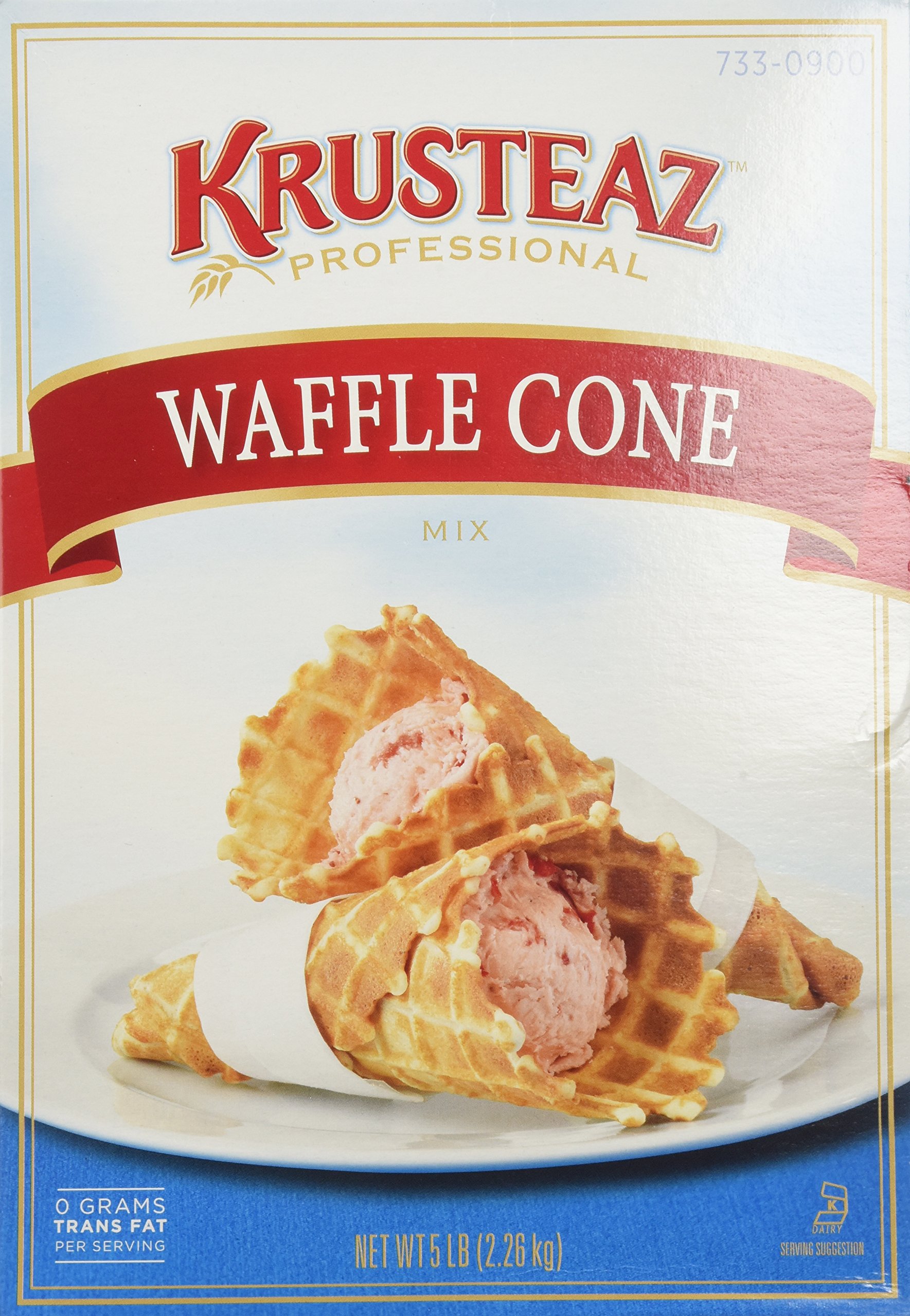 Krusteaz Waffle Cone Mix 5 Lb (6 Pack)