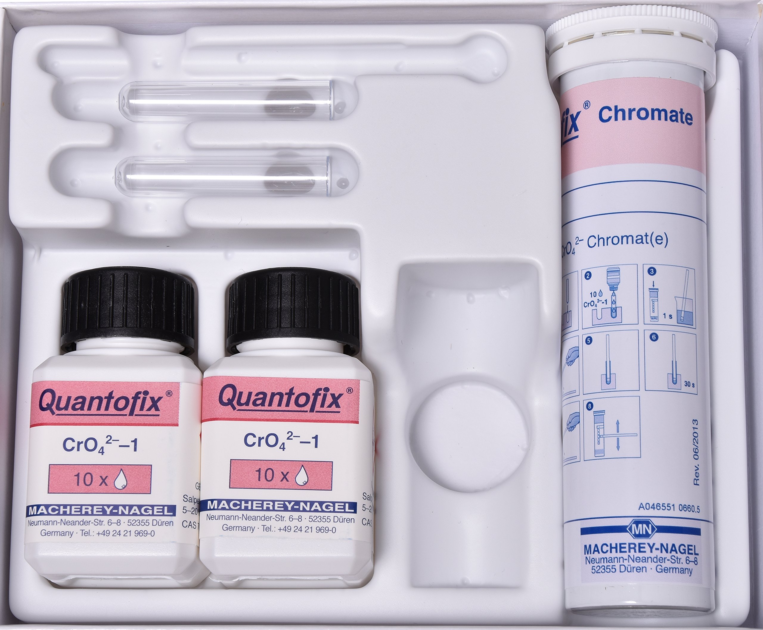 Quantofix 1138891 Chromate Test Stick, Reagents UN 3316 Chemical Kit 9 II, 0.05 kg, 6 mm x 95 mm (Pack of 100)