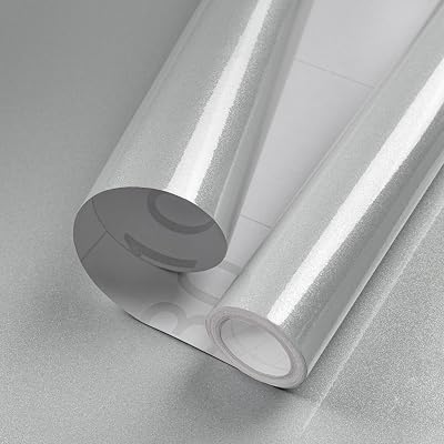Hode Grey High Gloss Vinyl Wrap Self Adhesive 30cmx3m Furniture