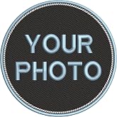 Custom Patches - Add Your Photo or Logo, Any Text, Personalized Iron On, Sew On, or Hook &amp; Loop Patches - Customized Embroidered and Printed Patch - Patch for Clothing, Hats, Uniforms