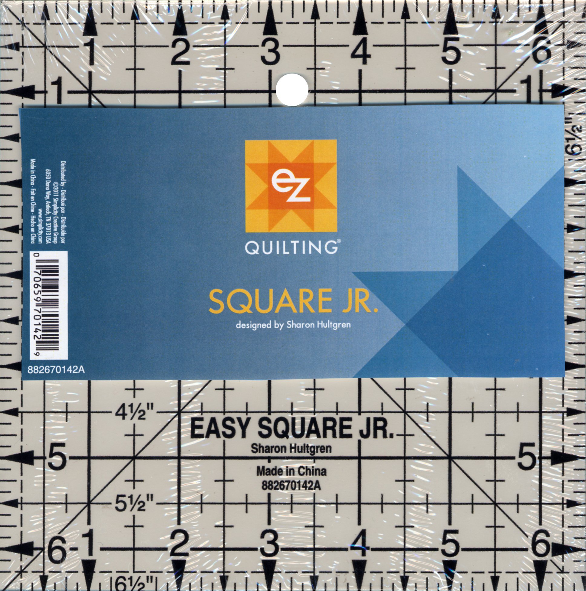 EZ Quilting 882670142A Square Junior Acrylic Template