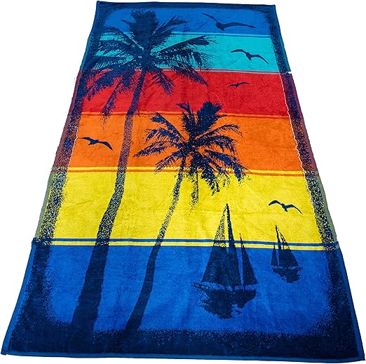 Palms Jumbo Extra Large Beach Towel 100 Cotton Multiple Designs