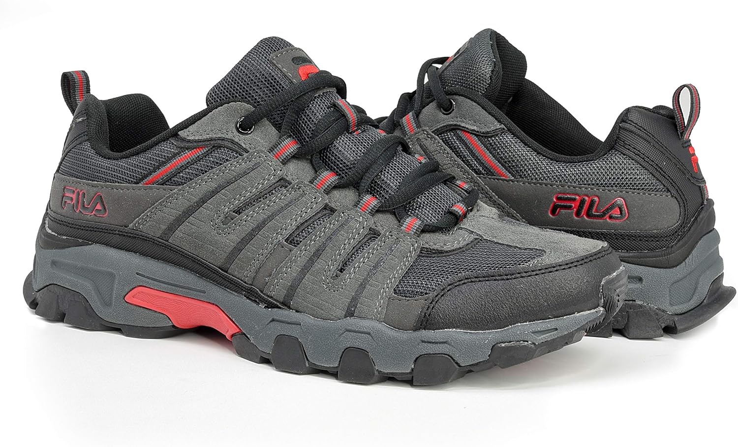 fila at peake 17 grey running shoes