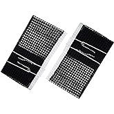 Comesee Ping Pong Nets Replacement, with Chain Tension Table Tennis Nets for Any Table 60 to 72 Inch, 2 Pack Black