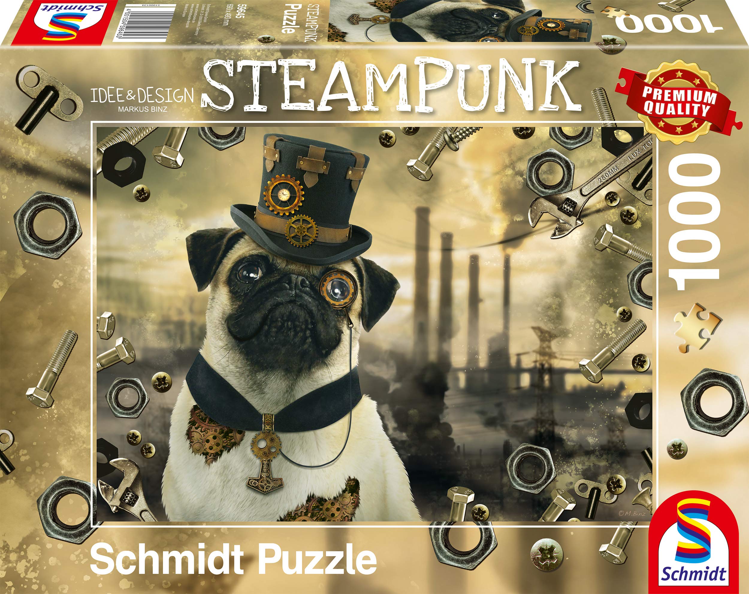 Schmidt CGS_59645 Markus Binz: Steampunk Puzzle, Multicolor