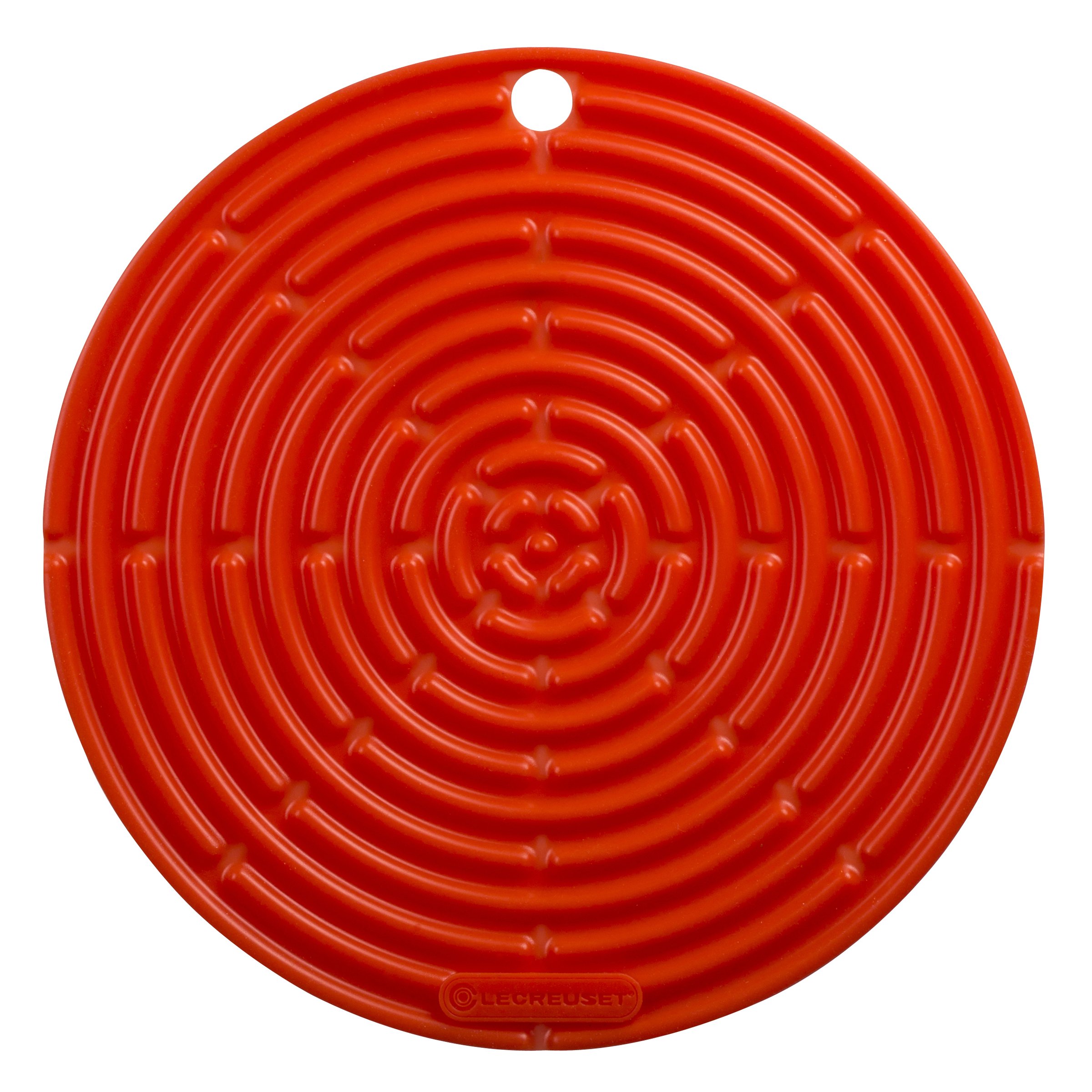 Le Creuset Cool Tool, Pot Holder/Trivet, Silicone, Round, 20 cm, Volcanic, 93000230090200 — image 1
