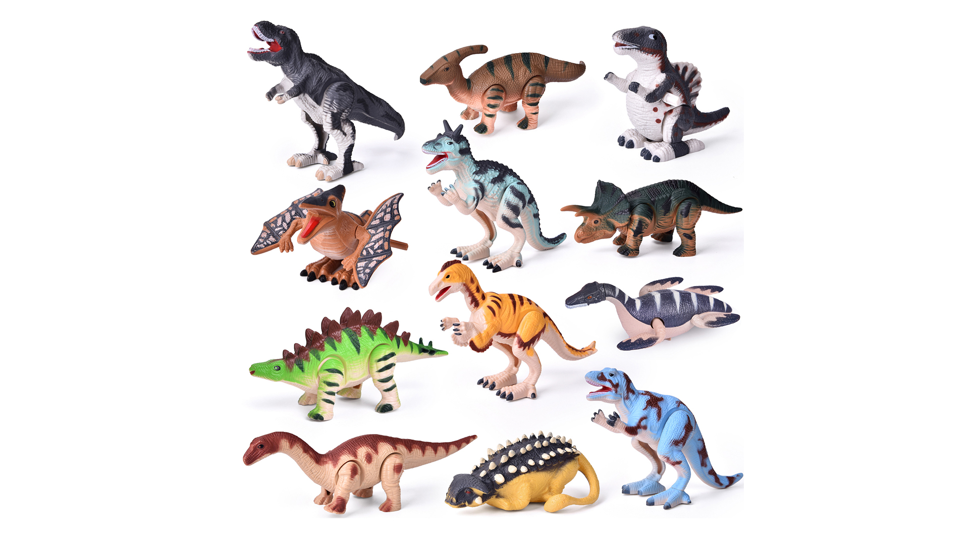 6 Assorted+Dinosaur+Toddlers+Figures+Party