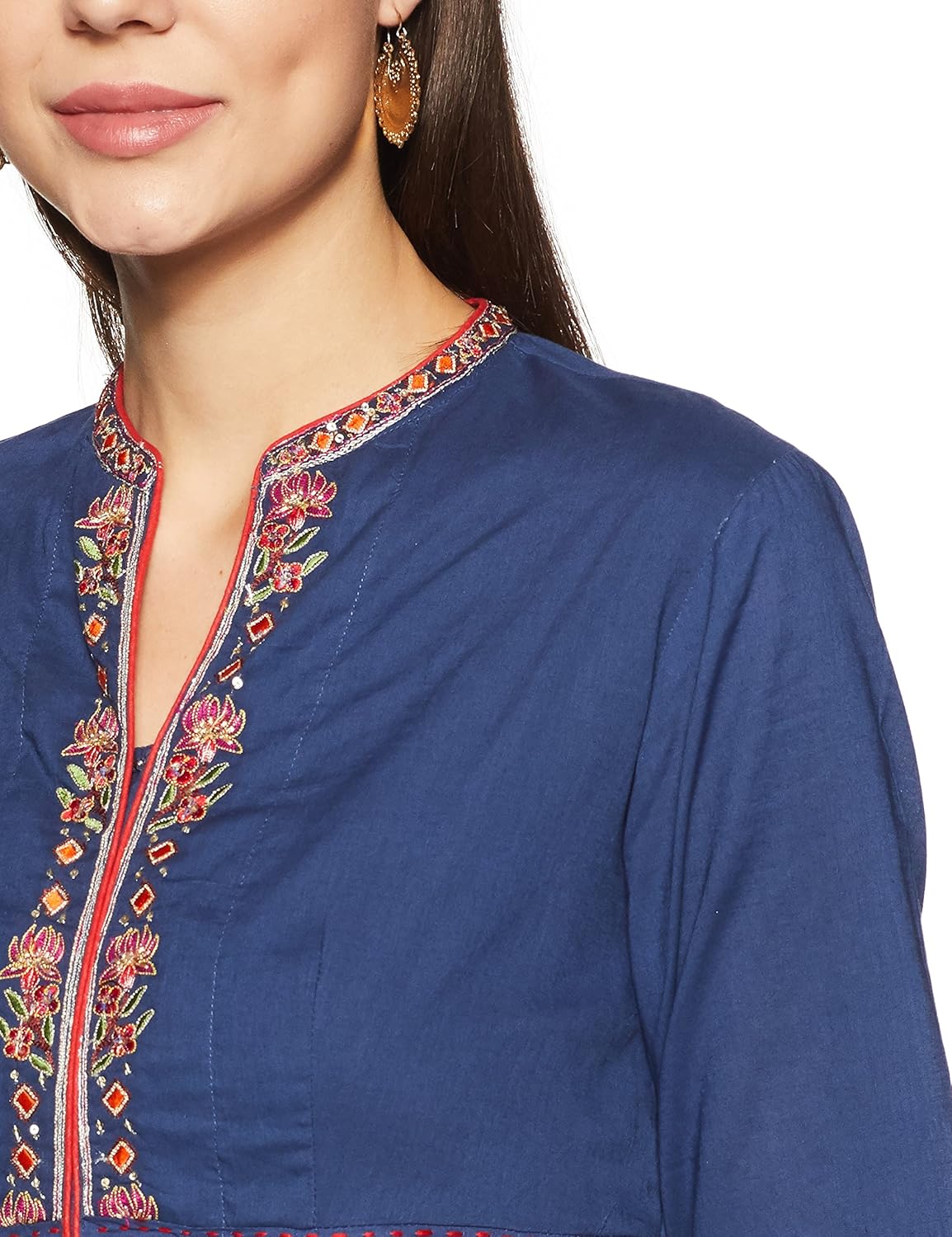 biba women's anarkali salwar suit