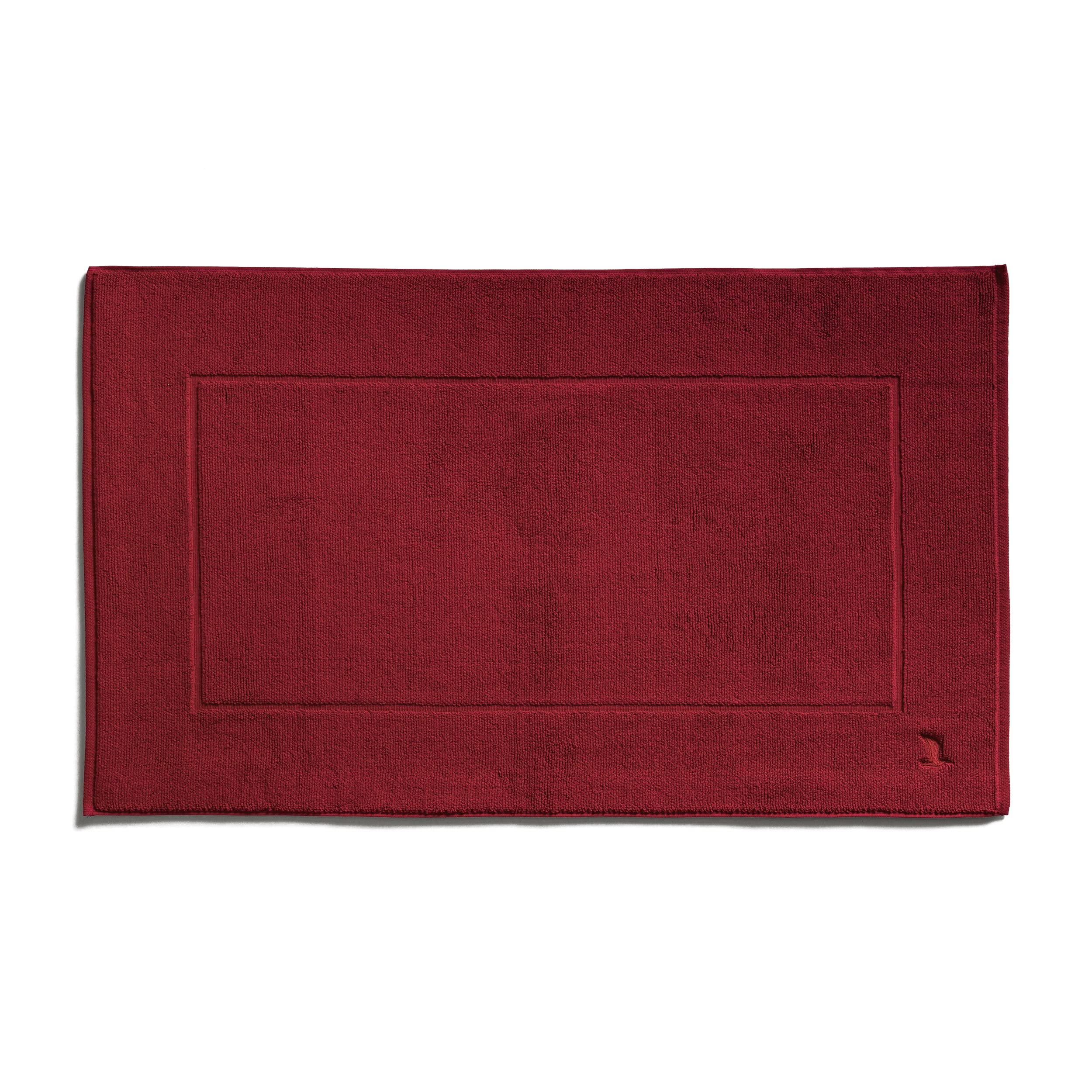 Möve Superwuschel bath mat 60 x 100 cm made of 100% cotton, ruby