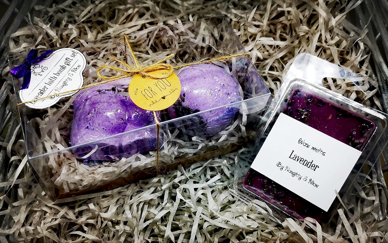 Naughty bum Bath bombs and wax melt gift set, relaxing, moisturising