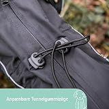 Kerbl Pet Raincoat Manchester Medium Black Waterproof Windproof 40cm view 5