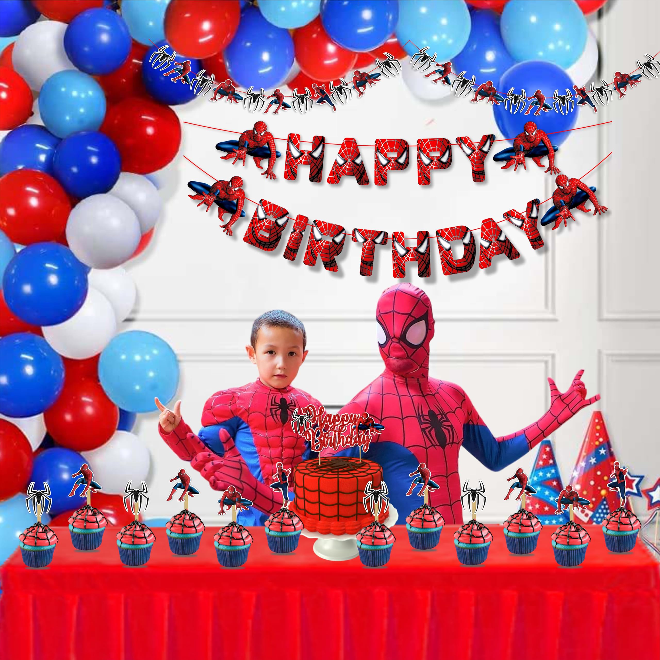 Seyal® Spidrman Theme Birthday Party Supplies — image 1