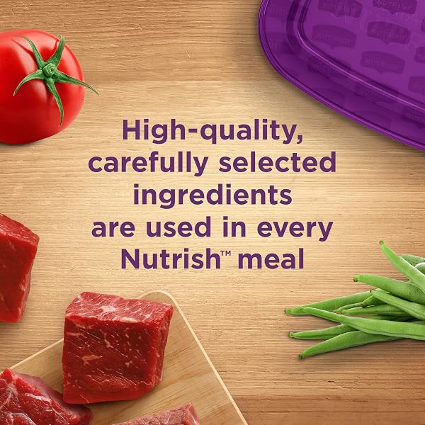 NUTRISH RACHAEL RAY WET DOG FOOD VARIETY PACK HEARTY RECIPES, 6-8 OZ. TUBS, 2 COUNT