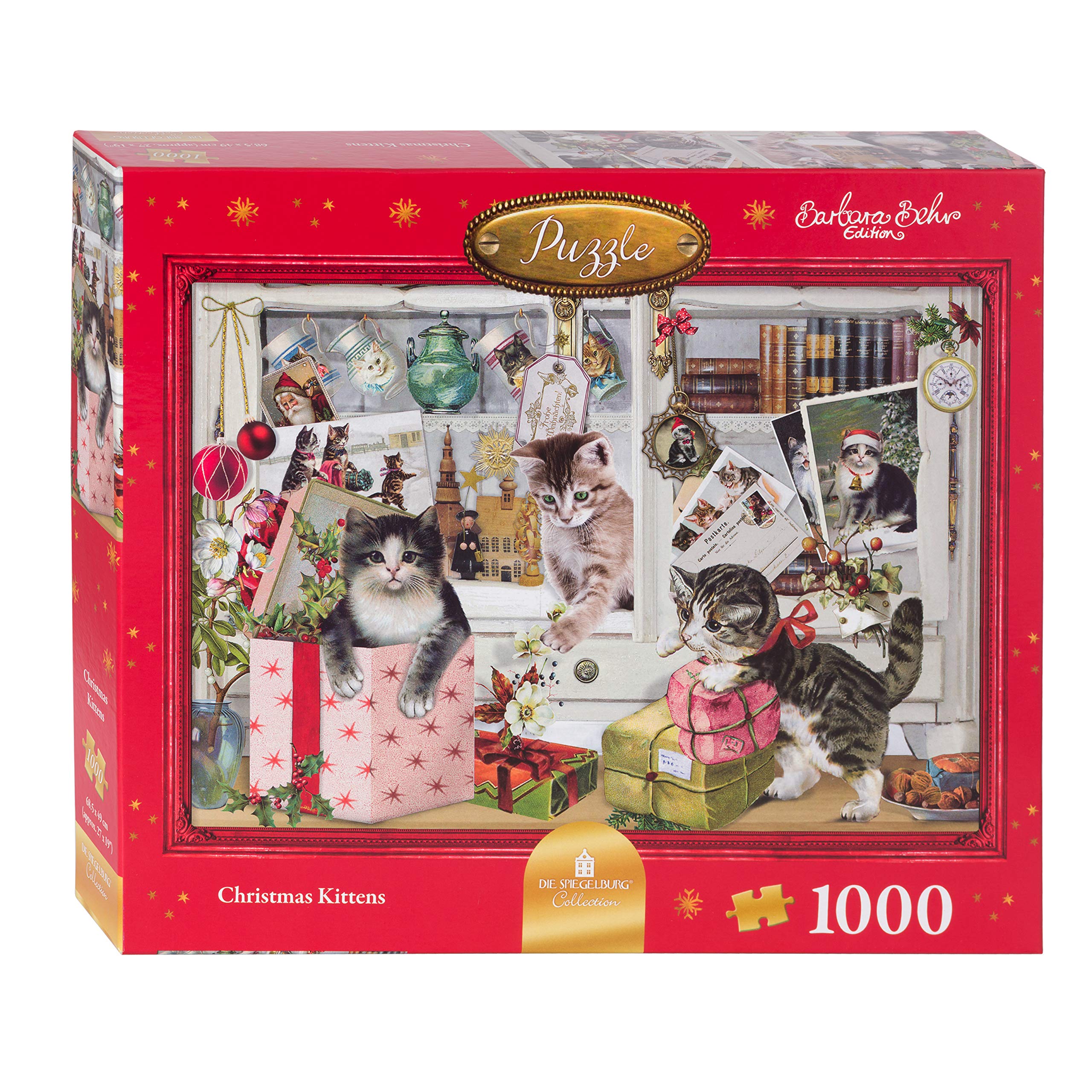 Coppenrath Christmas Kittens Jigsaw Puzzle 1000 Pieces 68 x 48 Centimeter