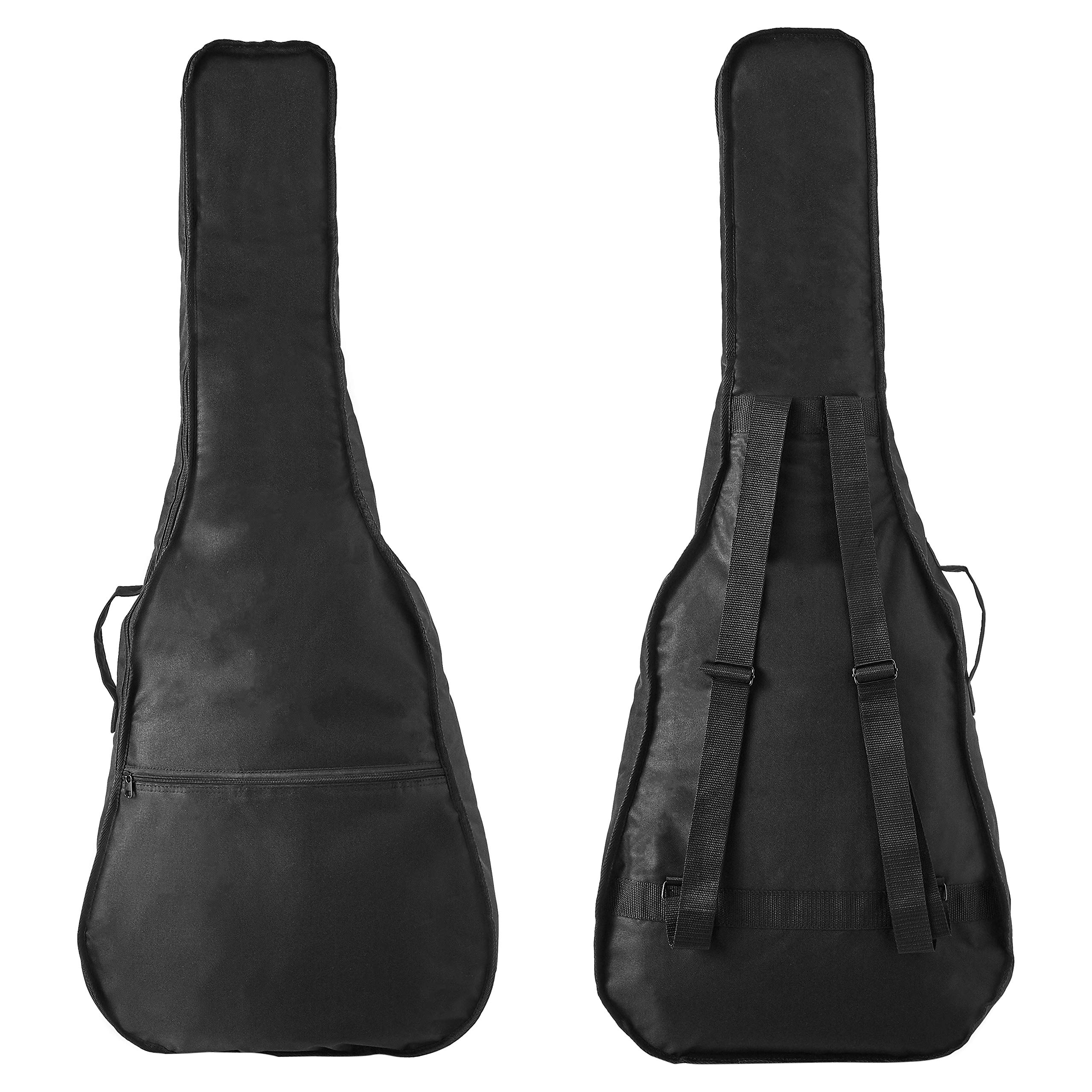 AmazonBasics Beginner Acoustic Guitar with Strings, Picks, Tuner, Strap, and Case - 41-Inch, Spruce and Okoume