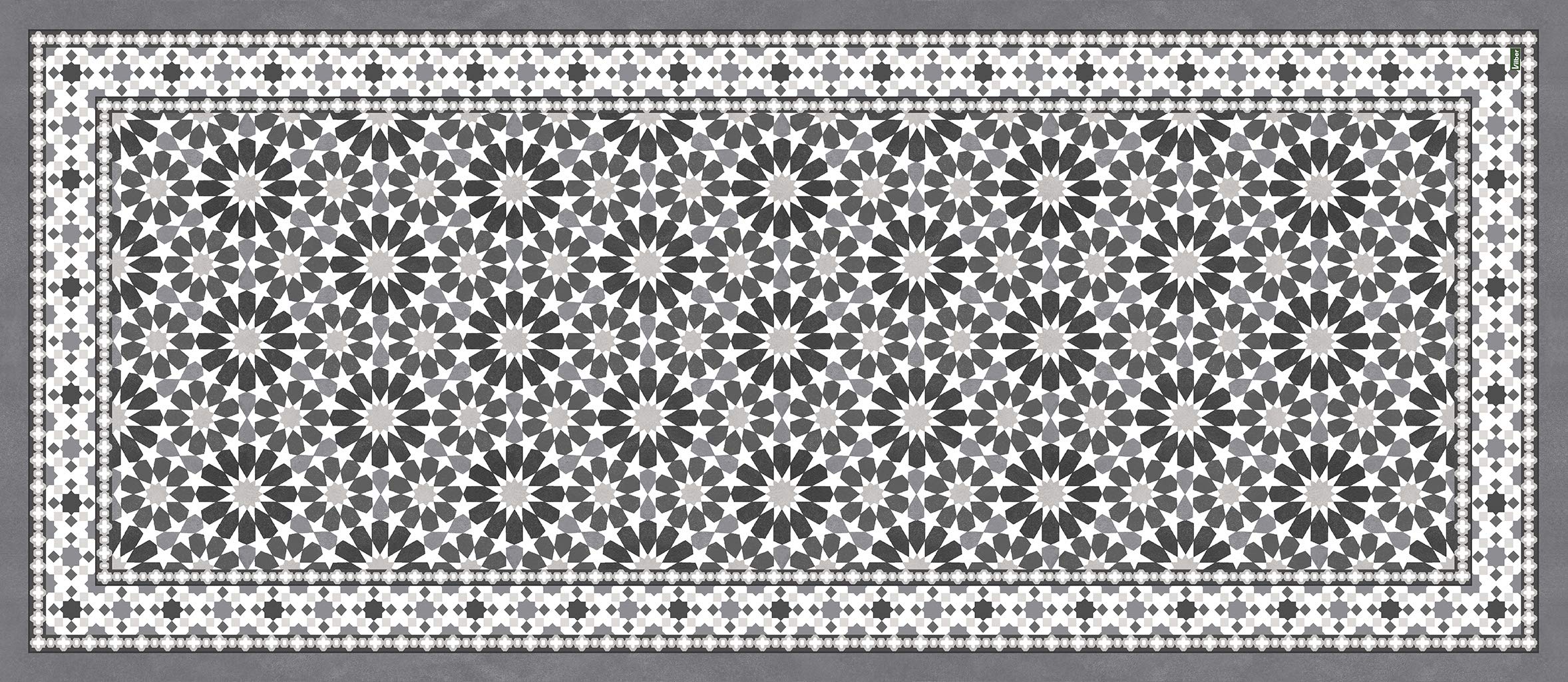 Vilber NADOR DU 05 78 x 180 Carpet, Vinyl, Multi-Colour, 78 x 180 x 0.22 cm