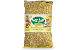 EASYGO PRODUCTS Sandy Land Squirrel Peanuts 25 Pounds Animal Peanut Bag - Ideal Also for Birds, Deer, Chipmunks, Raccoons and Outdoor Wildlife