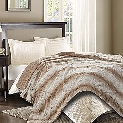 Chanasya Premium Faux Fur Ombre Throw Blanket