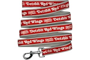 Pets First NHL Detroit RED Wings Leash for Dogs & Cats, Walk Cute & Stylish! The Ultimate Hockey Fan Leash!, Large (6 ft Long x 1 in Width) (DRW-3031-LG)