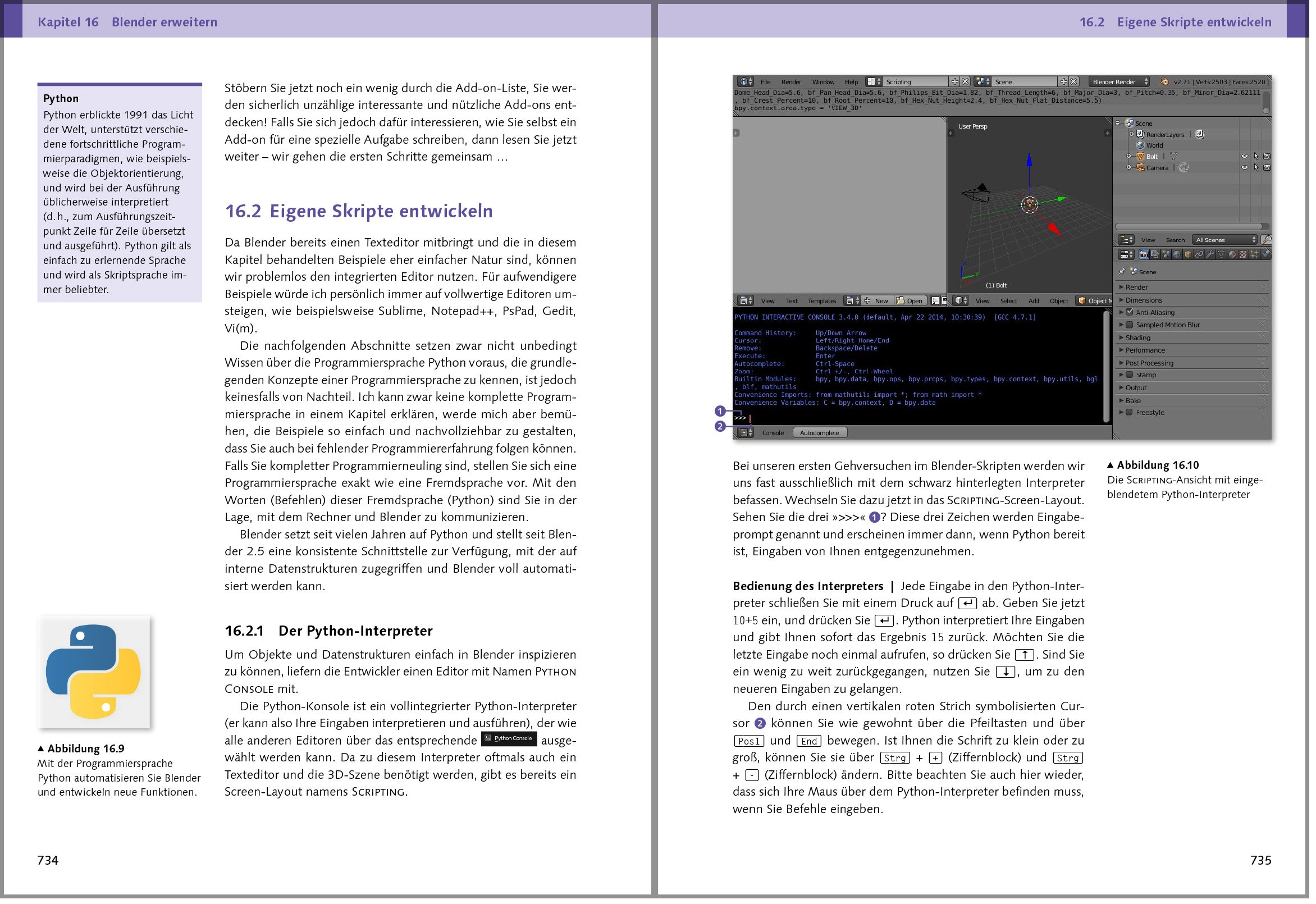 Blender 2 7 Das umfassende Handbuch – Das zuverlässige Nachschlagewerk mit allen Werkzeugen Funktionen und Techniken Galileo Design Amazon Thomas