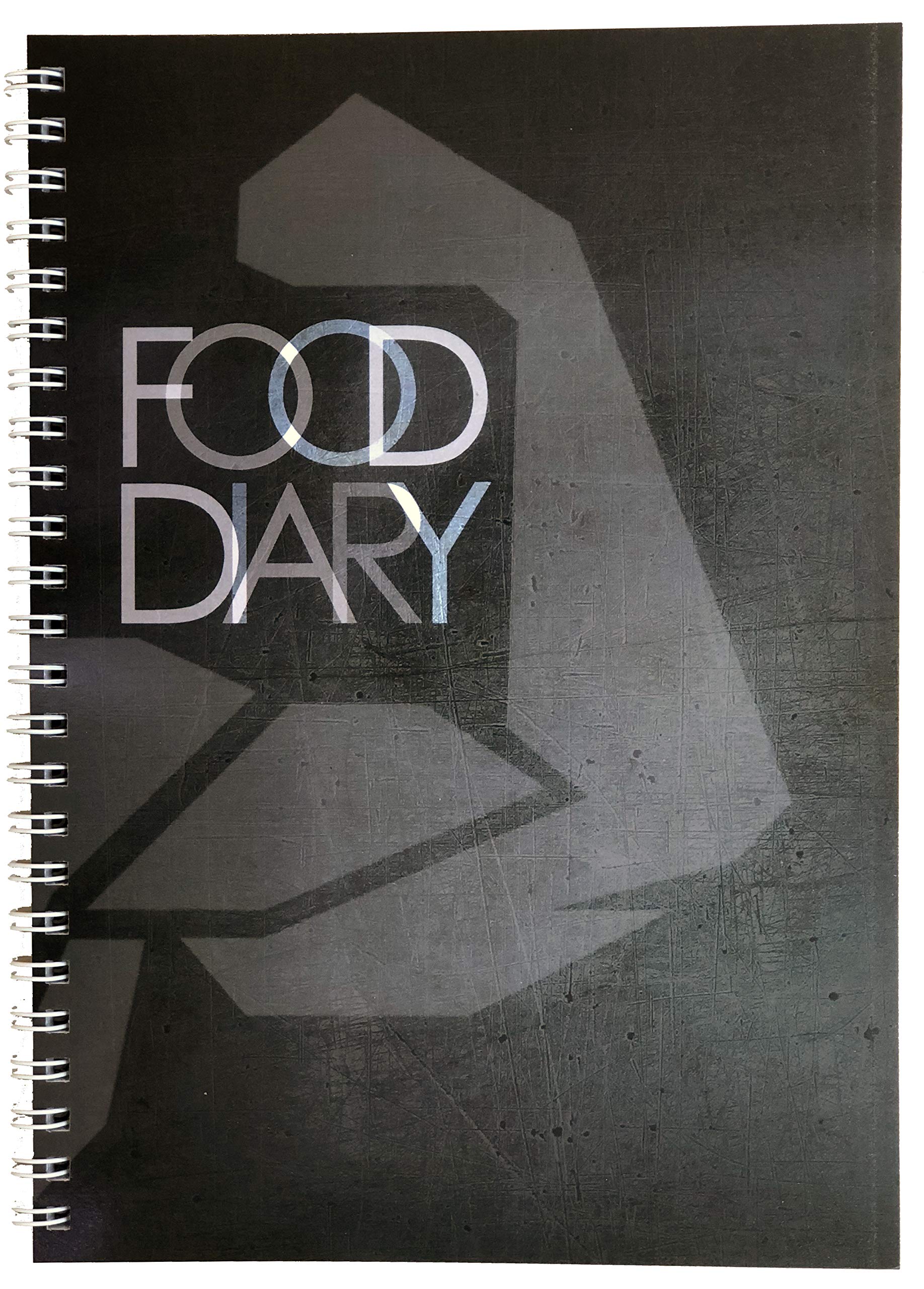 Food Diary Slimming World Compatible | Diet Planner | Food Log Journal | Personal Weight Loss Diary (Black)