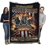 Pure Country Weavers Us Marine Corps - Poem Blanket - Gift M | Meses sin interés